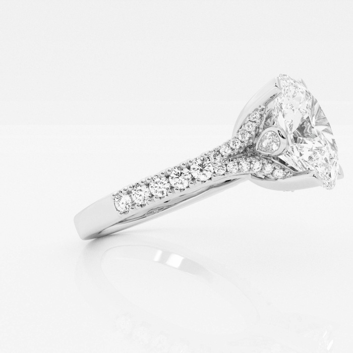 Badgley Mischka 4 1/2 ctw Oval Lab Grown Diamond  Engagement Ring